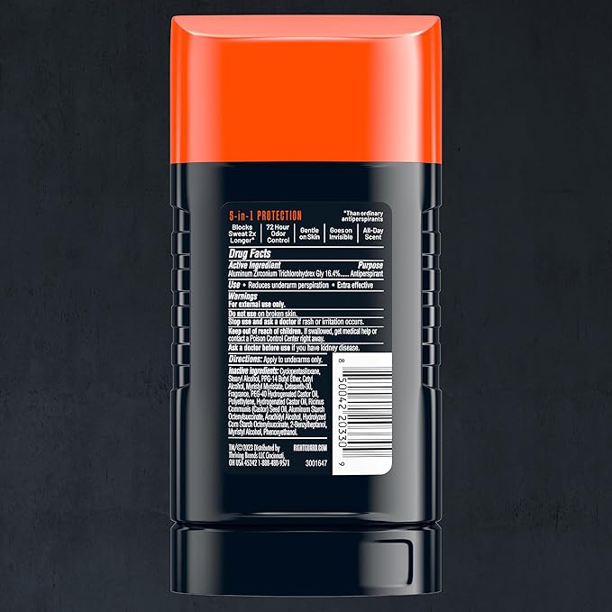 Right Guard Xtreme Defense Antitranspirante Desodorante Invisible Solid Fresh Blast 2.6 oz Pack de 4 miniatura 2