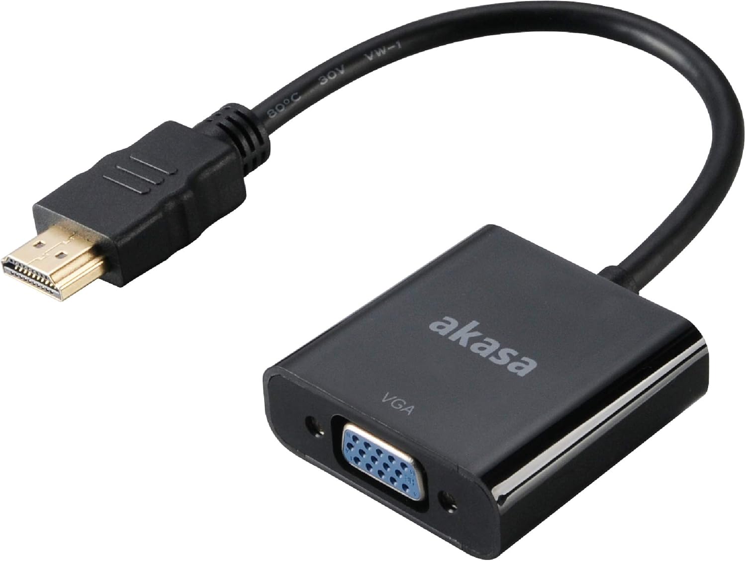 Akasa AK-CBHD15-20BK HDMI to VGA Converter