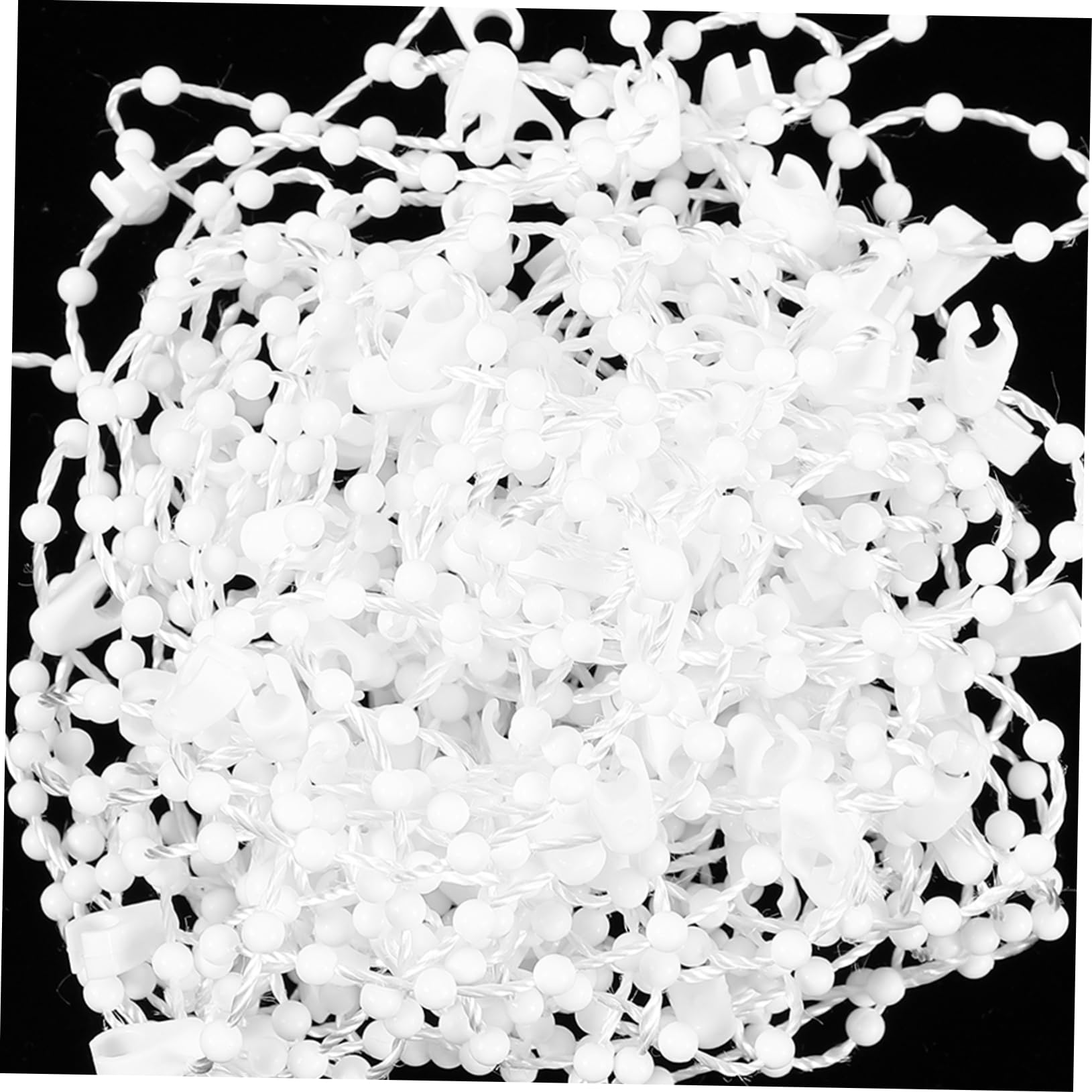 Levemolo Curtain Pull Wire Accessories Chain for Blinds Plastic Beads Beaded Chain Blinds Beaded Chain Cord Vertical Blind Chain Roller Blind Beads Chain Roller Blind Chain Fitting