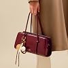 Bolso de hombro para mujer, espacioso con múltiples bolsillos, bandolera, elegante, con asa superior 3
