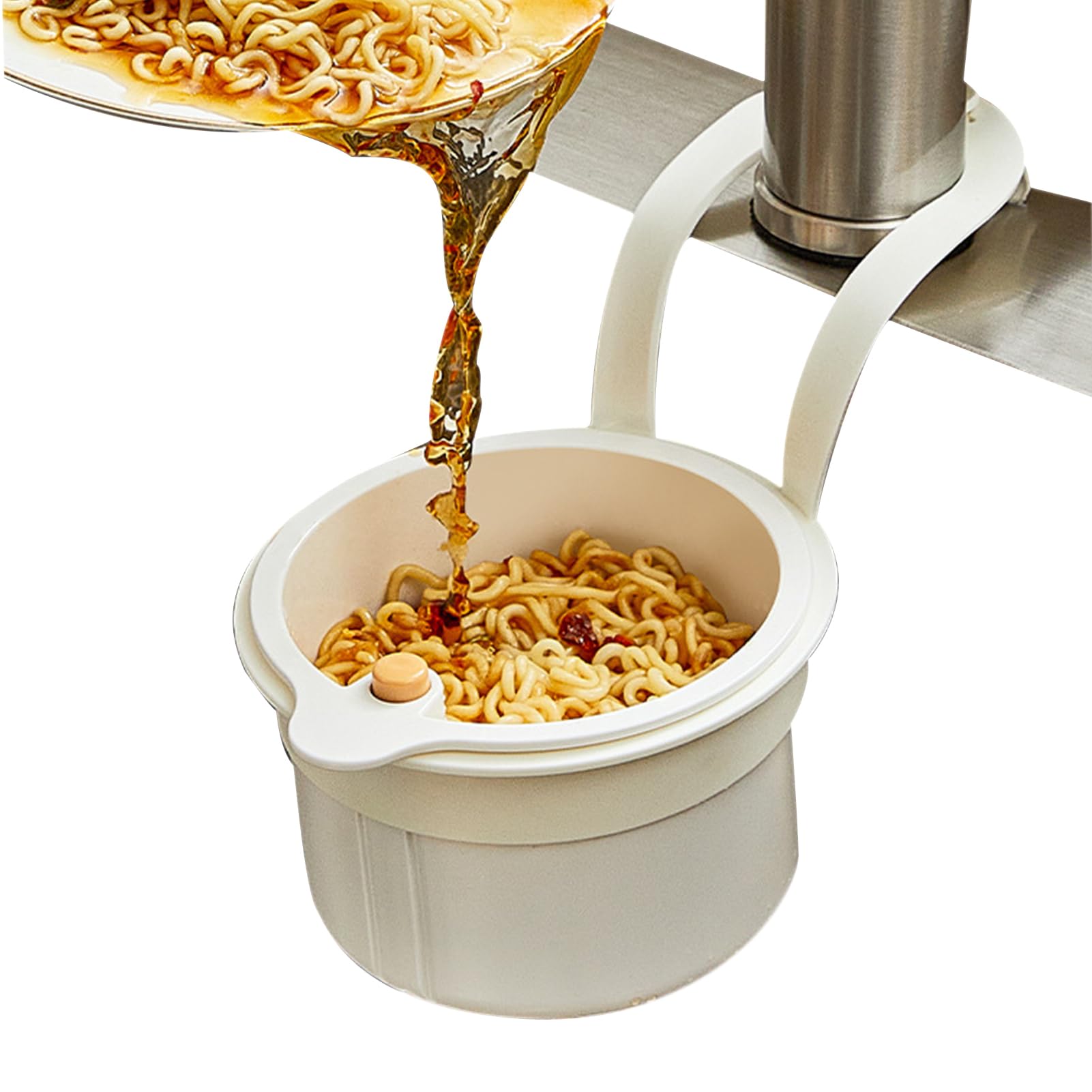 Sink Drenos Strainer Basket, Corner Food Drain Basket Filter, Waste Catcher Tool, 5,12 x 5,59 x 7,95 pulgadas, Ideal para el uso de frutas, restaurantes, bares y buffet
