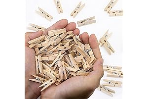 1.4 Inch Mini Clothes Pins for Photo, 130 Pcs Small Clothes Pins,...