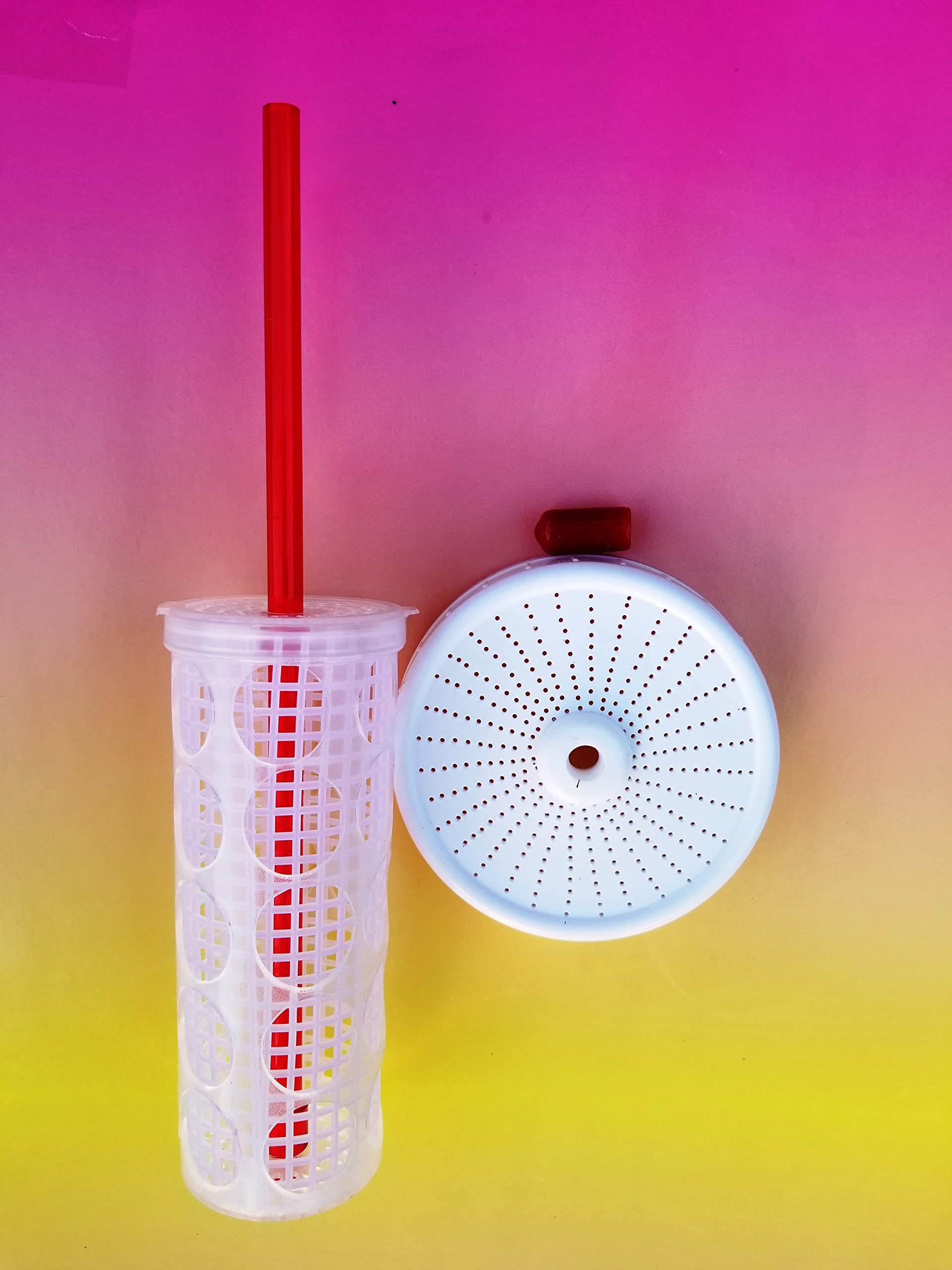 Kefir Fermenter: Set for Mason Jar you already have (Wide mouth lid and 210 cc Container for grains)