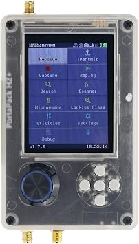 V1.8.0 Upgraded PortaPack H2 3.2 LCD Screen SDR Radio Kit Plastic Shell Finished 7 Antennas & USB Cable