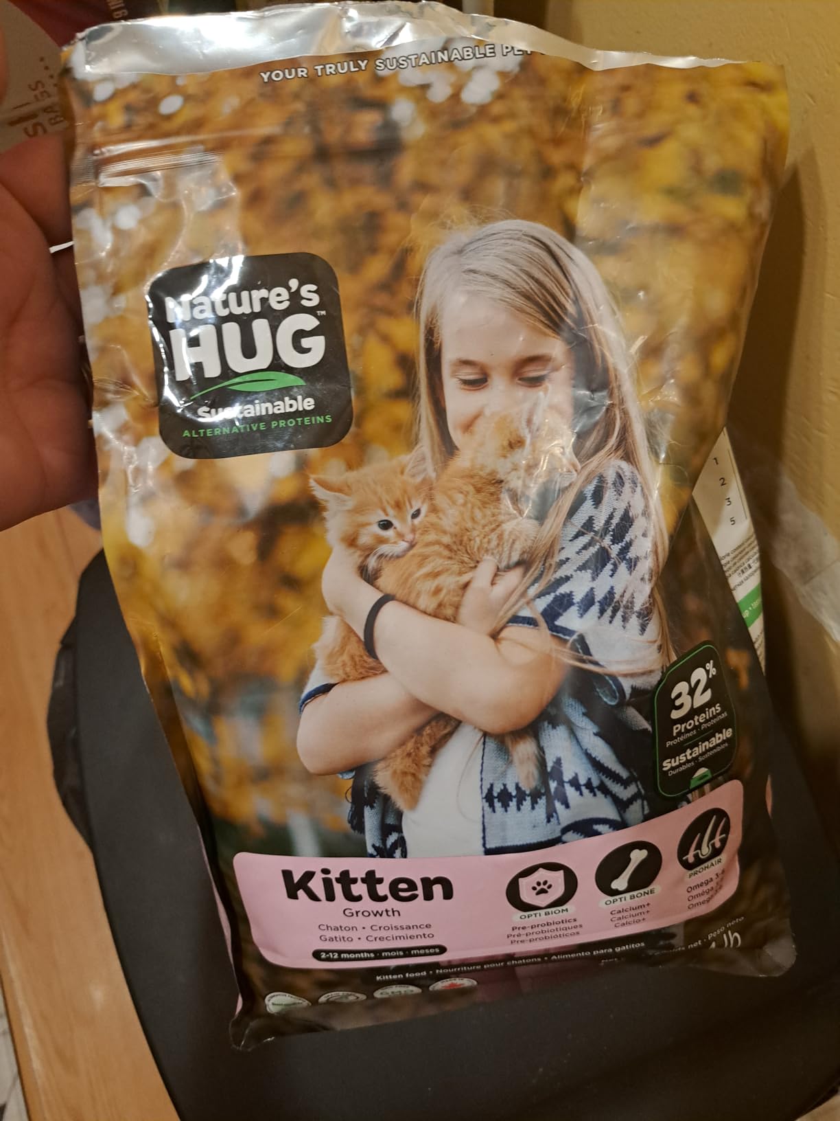 Nature's HUG Nutrients for Growth Kitten Dry Cat Food for