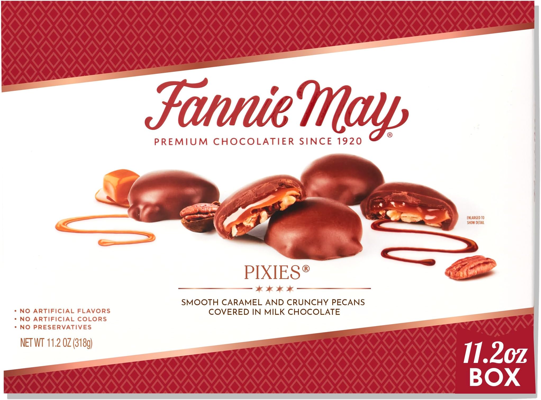 Fannie May, Milk and Dark Chocolate Holiday Gifts, Assorted