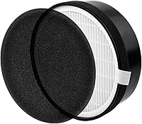 Vista 1 de Nispira LV-H132 Air Filter Replacement Compatible with Levoit Air Purifiers LV-H132 Part LV-H132-RF 3-in-1True HEPA with Carbon Filter - 7.5” x 2.4