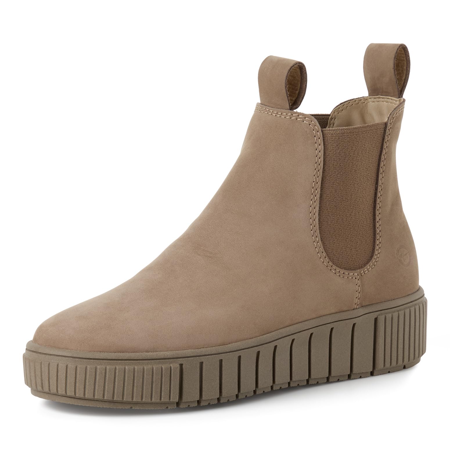 Tamaris Women' 1-25403-43 Chelsea Boot, Taupe, 6.5 UK