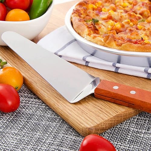 Miniatura 6 de Tosnail Paquete de 12 rebanadoras de acero inoxidable con mango de madera