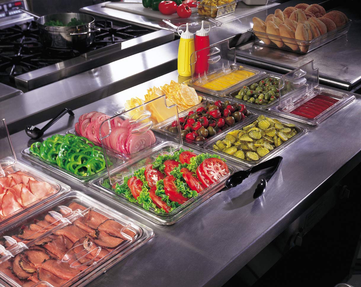 Amazon｜CAMBRO(キャンブロ) フードパン 22CW 1/2×65㎜ クリアー