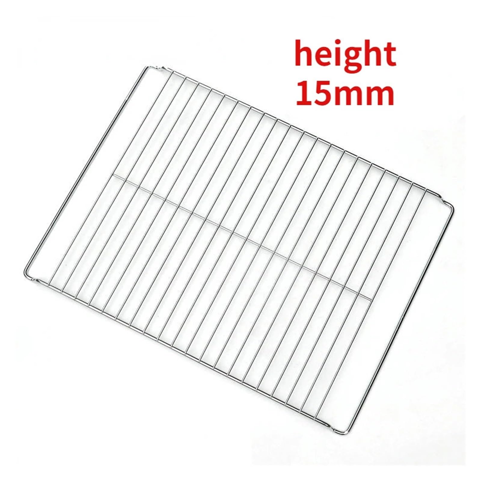 Griglie da forno da 60 litri for il raffreddamento della frutta secca in cucina | Rete for asciugatura Forno Piastra for cottura Vassoio for barbecue Griglia placcata Rete 450x332mm