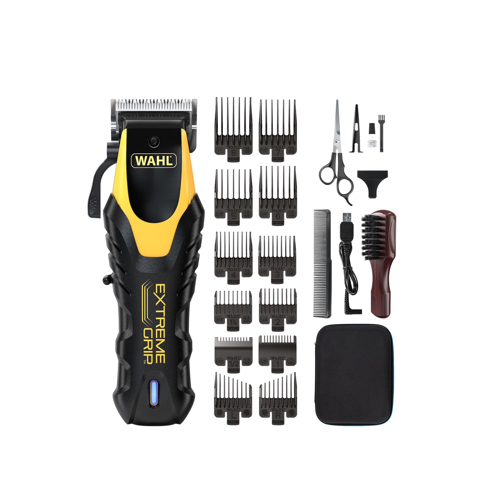 Wahl Extreme Grip Cortapelo inalámbrico para hombre con funda