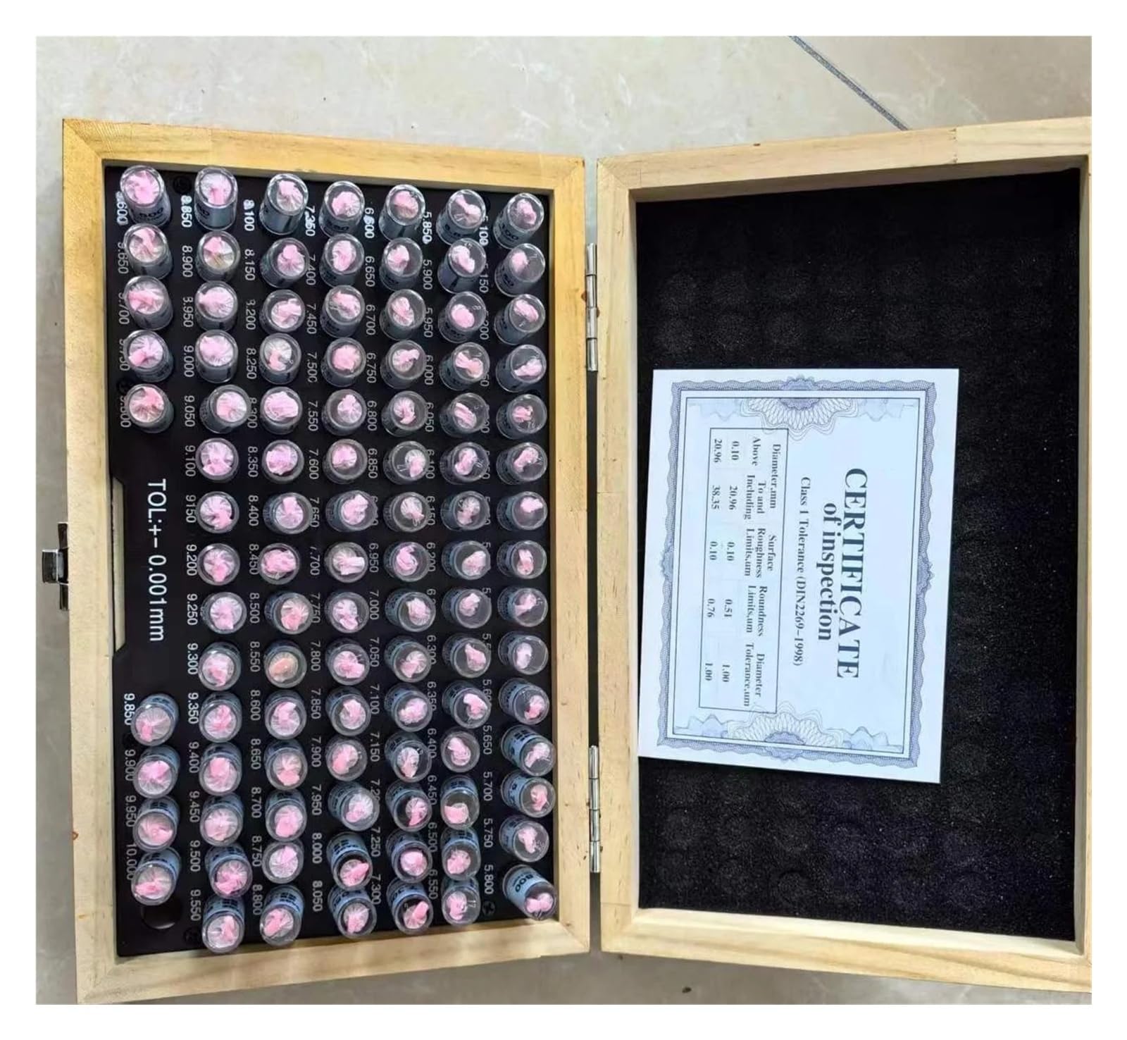 199 Sztuk/pudło Zestaw Stalowych Trzpieni Pomiarowych Z Zakresem 1.00-10.00mm Krok 0.01mm Narzędzia Do Pomiaru Otworów HRC89-92 Precyzyjny pomiar