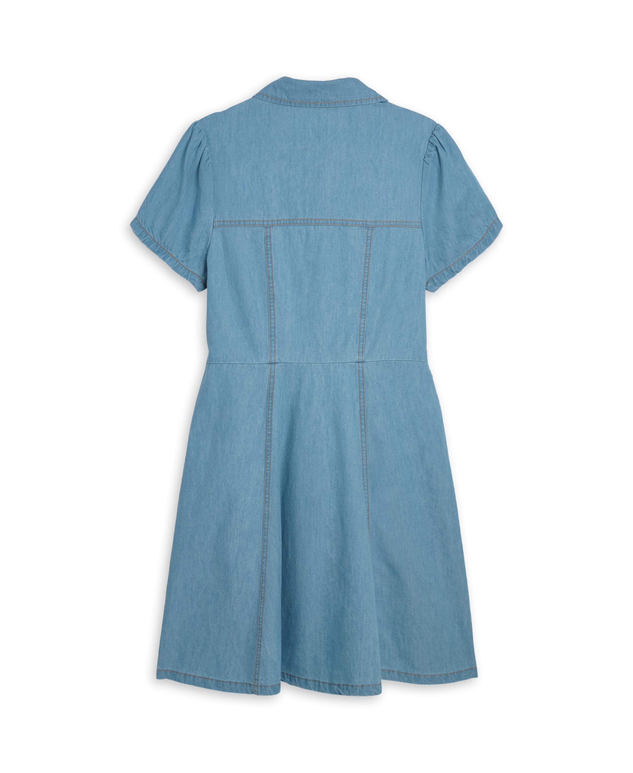 Scotch & Soda Mädchen Summer Midi Dress, One Piece Outfit Lässiges Kleid (1er Pack)
