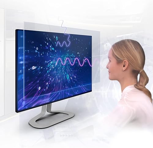 Miniatura 1 de Protector de pantalla antiluz azul y antirreflejos de alta calidad (paquete de 3) para monitor de escritorio de pantalla ancha de 20 pulgadas.