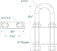 Vista 5 de Ojo de arco de acero inoxidable Seachoice