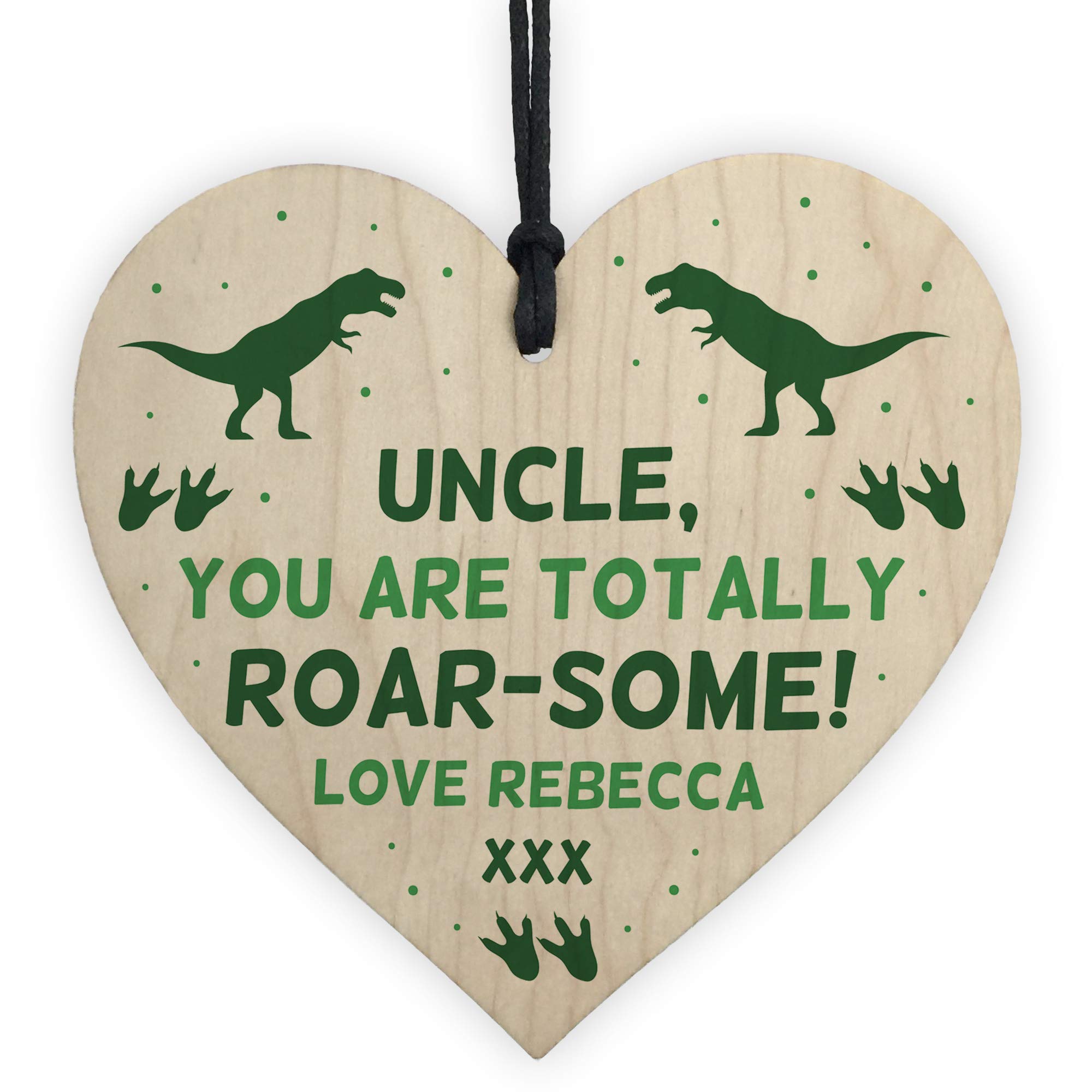 RED OCEAN Novelty Uncle Gift For Birthday Christmas Funny Gift For Him Personalised Dinosaur
