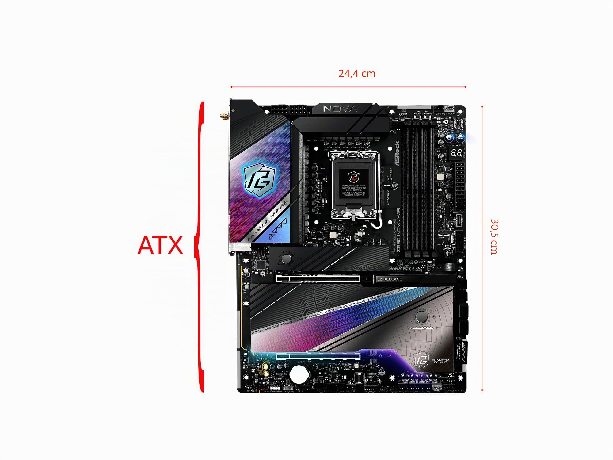 Asrock Z890 Nova Wifi Atx Mainboard Sockel 1851