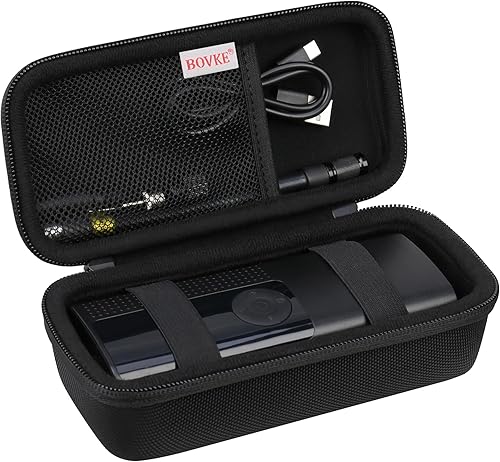 BOVKE Funda de viaje compatible con inflador de neumáticos Airmoto, compresor de aire portátil, 120 PSI, bolsa de transporte de bolsa de transporte,