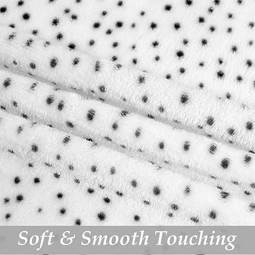 Miniatura 2 de LeerKing Paquete de 2 mantas lavables para perros, de forro polar suave, para cachorros, gatos, gatitos, mantas de franela para cama, colchón, sofá,