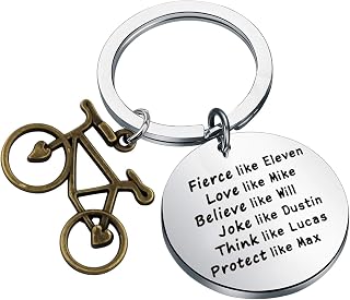 TV Show Inspired Gift Fans Gift Fierce Like Eleven Love Like Mike Believe Like Will Keychain