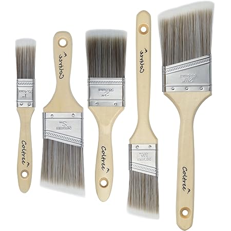 6 Pk 1 Inch Angle Sash Paint Brush | Prograde Supplies