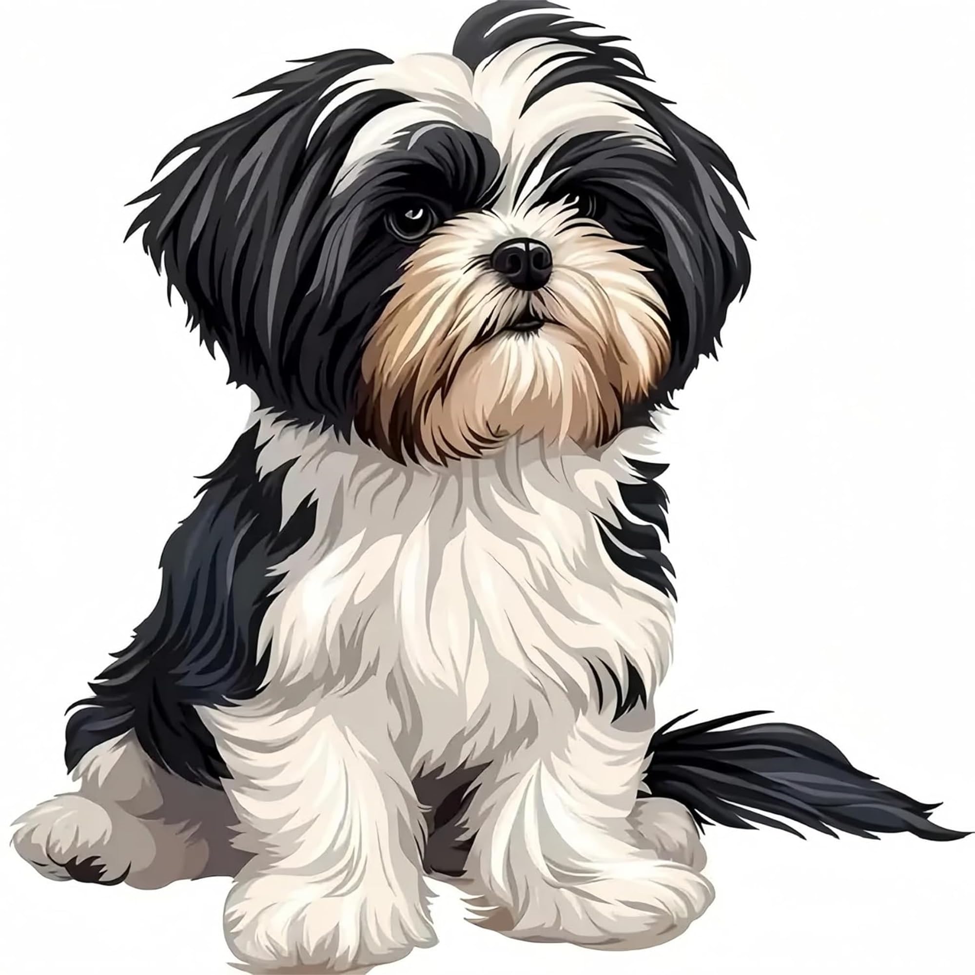 Nznanchu Dog Paint By Numbers Kits For Adults,Animal Diy Painting Kit On Canvas, Color By Numbers,Large Adult Paint By Number For Wall Decor And Gifts