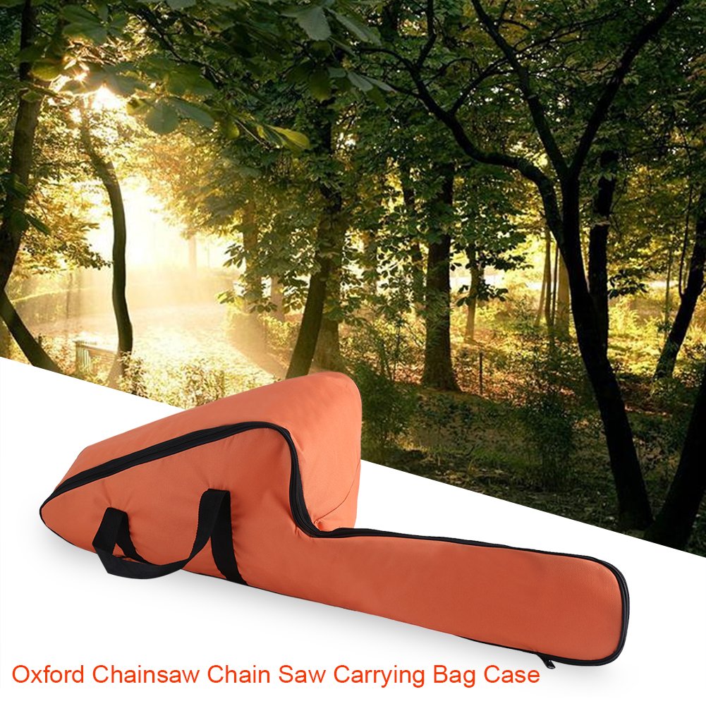 Sac de Transport pour Tronçonneuse, Portable Oxford Tronçonneuse Sac de Transport Étui de Rangement Protecteur pour Tous Les Tronçonneuses.