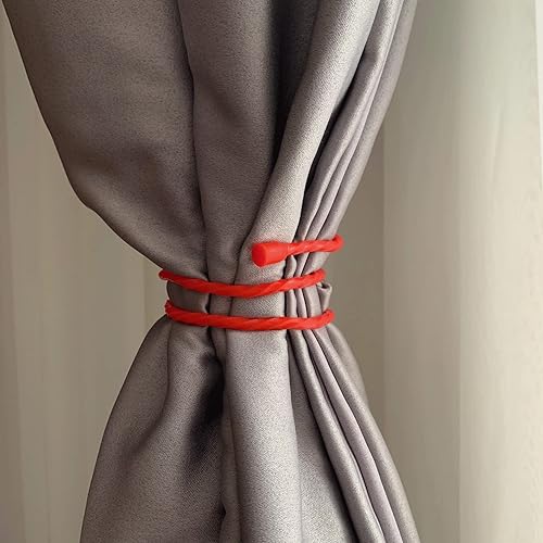 Miniatura 6 de Gesipor 5 bridas de silicona de 24 pulgadas de diámetro de 0.256 in, bridas de goma reutilizables con núcleo de acero, bridas flexibles para agrupar