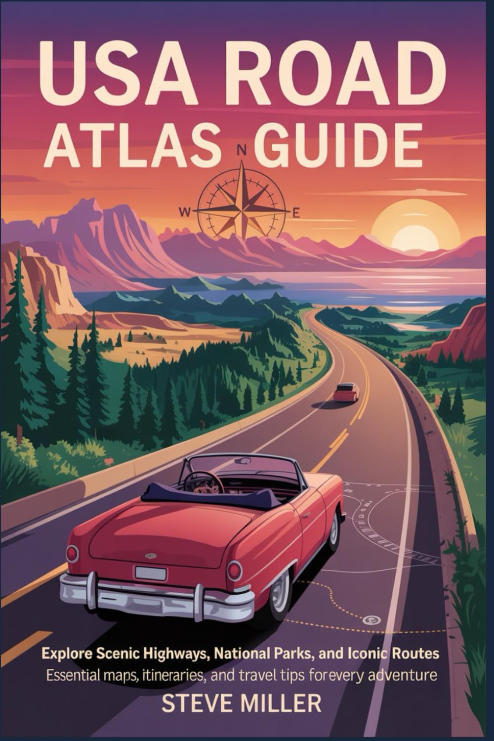 USA Road Atlas Travel Guide: Explore Scenic Highways, National Parks, and Iconic Routes with Essential Maps, Itineraries, and Travel Tips for Every Adventure