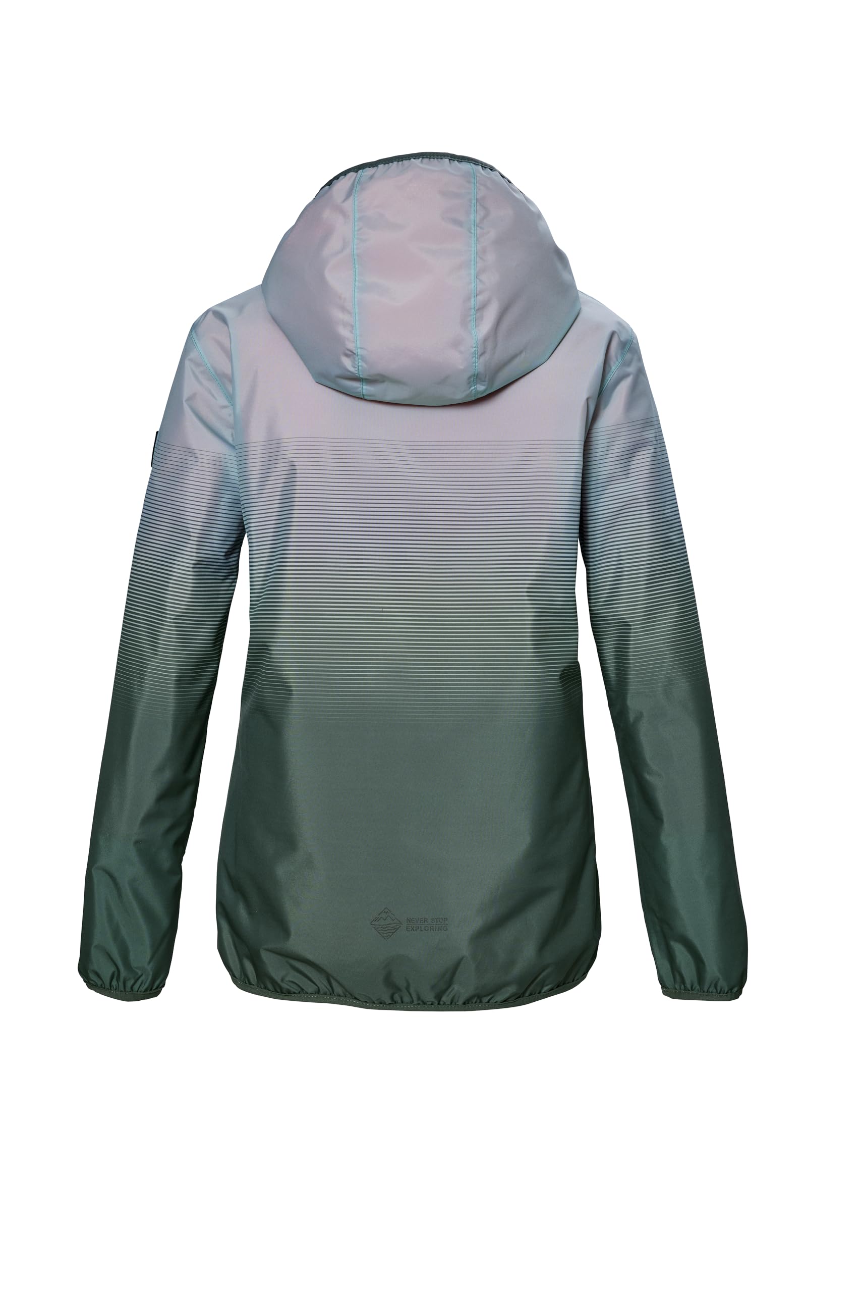 Killtec Mädchen Kos 151 Grls Jckt Funktionsjacke ist wasserdicht/Regenjacke mit Kapuze
