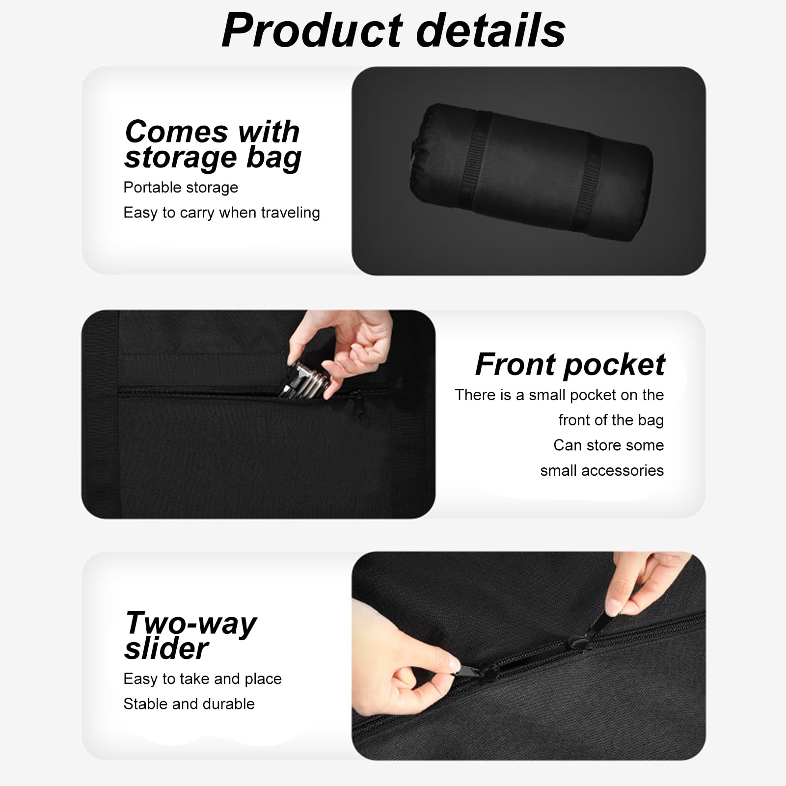 Bolsa de transporte de viaje - almacenamiento plegable impermeable | gran capacidad | Estuche de transporte protector con rueda de bicicleta para bicicletas de 20 pulgadas al aire libre Touring