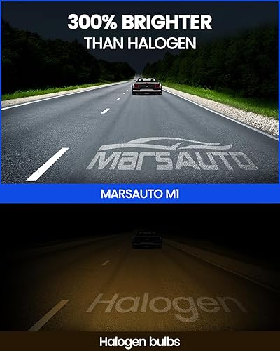 Vista 4 de Marsauto Bombillas antiniebla 9005 HB3 HB3U 9005XS 12 chips CSP, paquete de 2