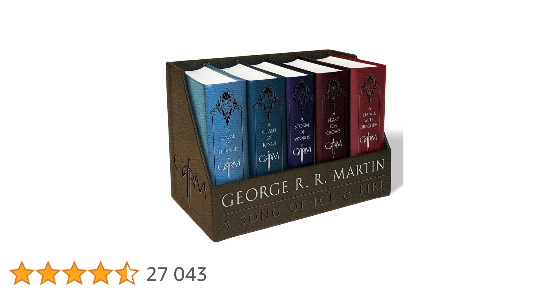 洋書 Game of Thrones Book Collection George R. R. Martin's A Game of Thrones 5-Book Boxed Set