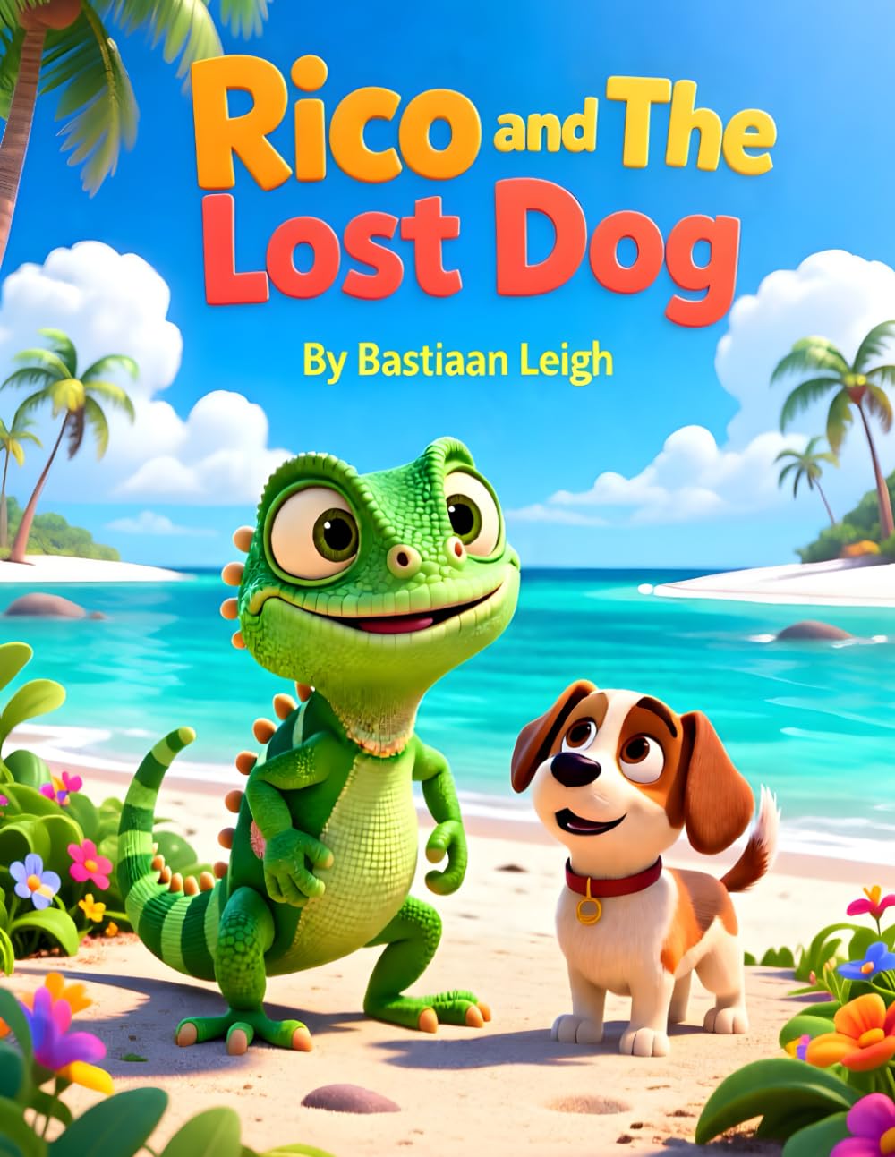 Rico and The Lost Dog: A Heartwarming Tale of Kindness and Friendship on a Tropical Island (Rico the Iguana Adventures: Social-Emotional Learning Books for Kids Ages 4–8)