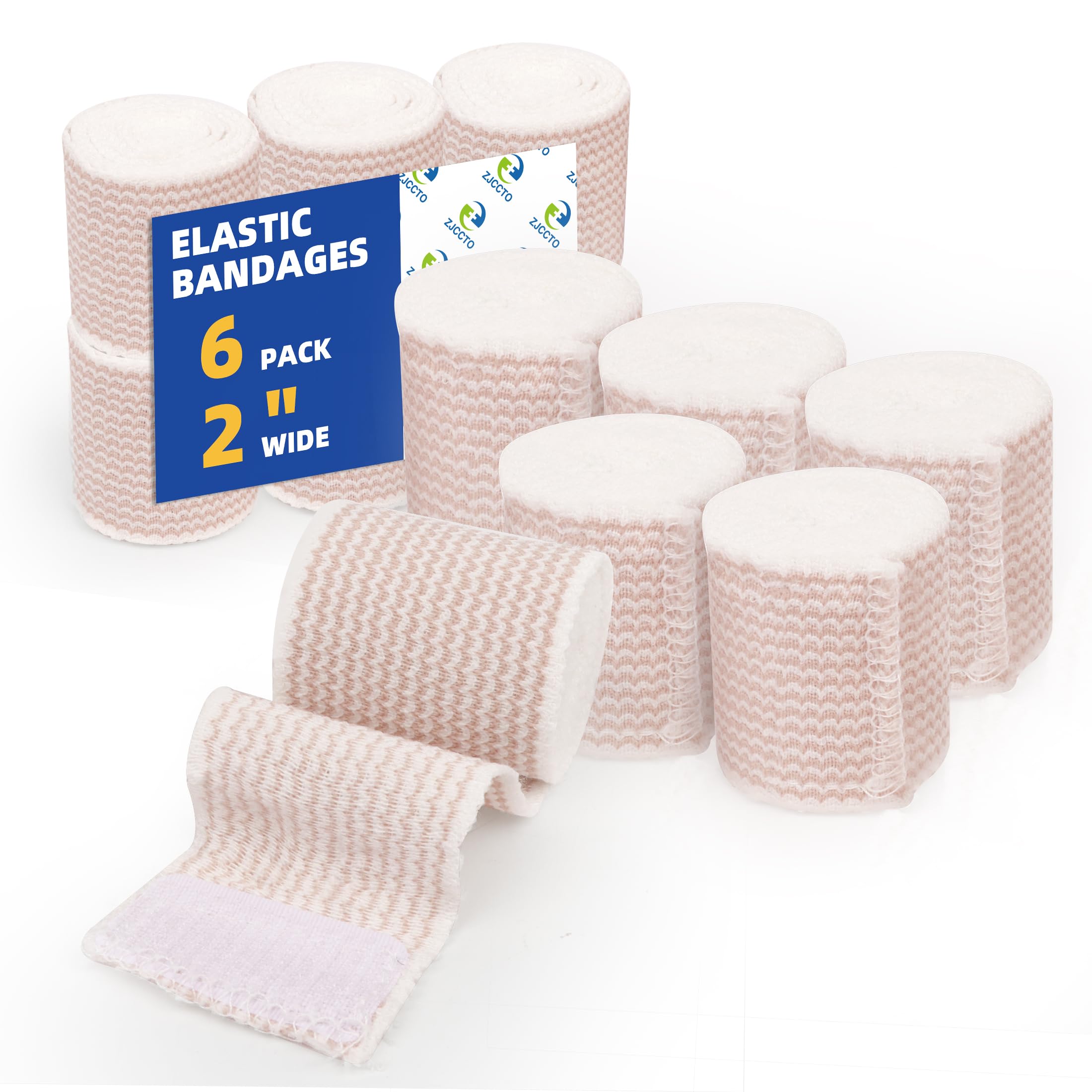 6" Elastic Bandage Wrap Compression Bandage for Waist Leg, 2 Pack — Amazon image 31
