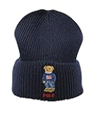 Men's Solid Flag Bear Beanie