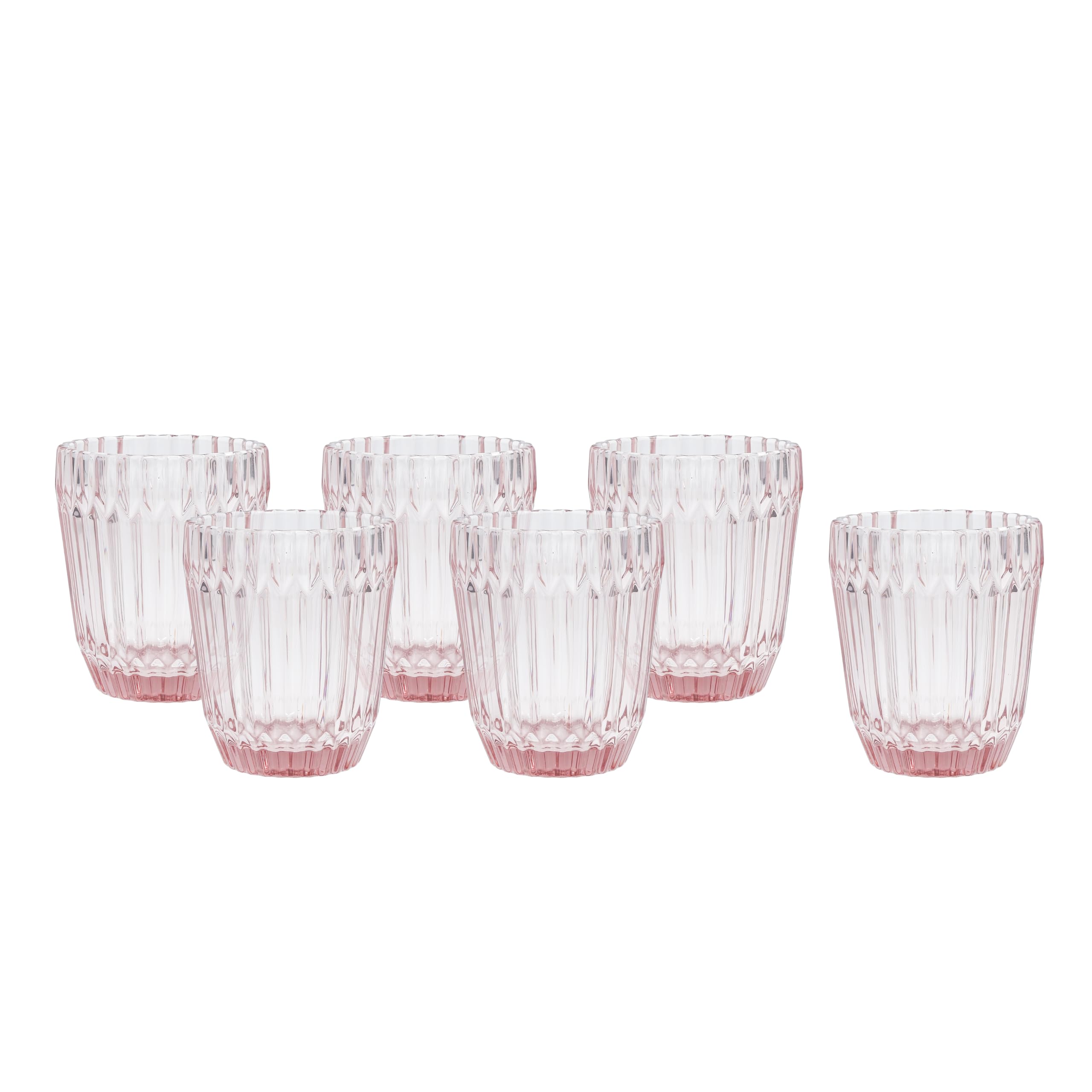 Fortessa Archie Pink Goblet Glasses - Set of 6 -29