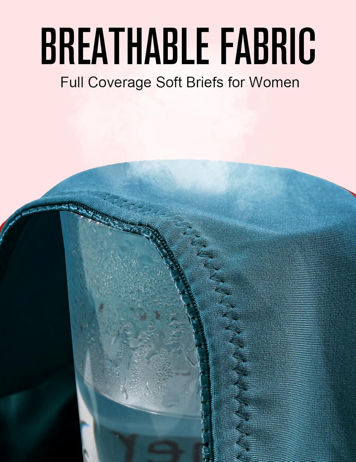 4Pack Women's High-Waist Light Tummy Control Girdle Panties Full Coverage Underwear Ladies Panties for Women - Image 4