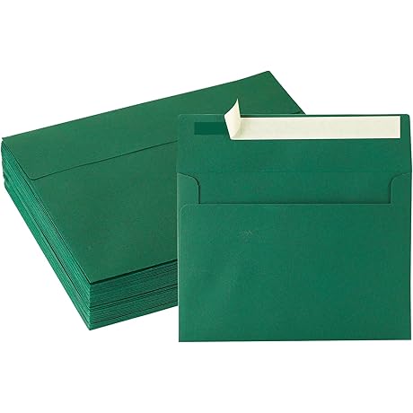 Green Envelopes for Your Mailing Goodness