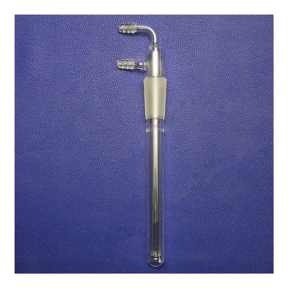 Szklany kondensator laboratoryjny 24/40 200 mm z przyłączem węża