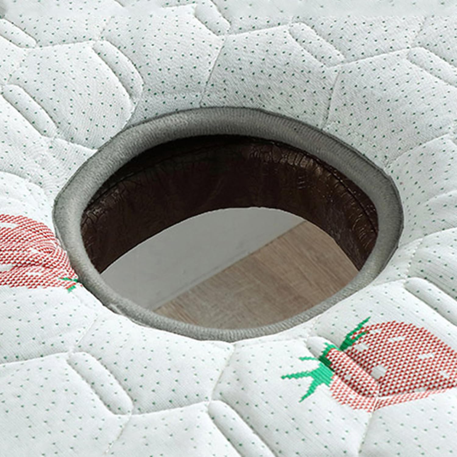 Coprimaterasso per Lettino da Massaggio in Memory Foam,Copricuscino per Lettino Spa,Materasso per Letto da Salone di Bellezza in Cotone con Foro per L'alito Facciale,4cm/1.6in,S 80x190cm