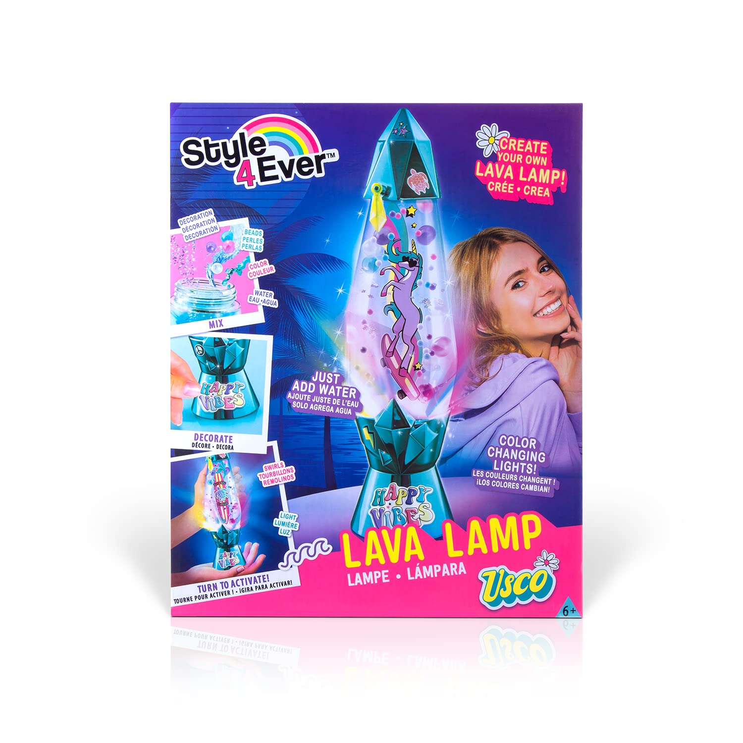 Canal Toys Ever-Pretty Style 4 DIY-Tropikalna lampa dekoracyjna VSCO-OFG 229, wielokolorowa