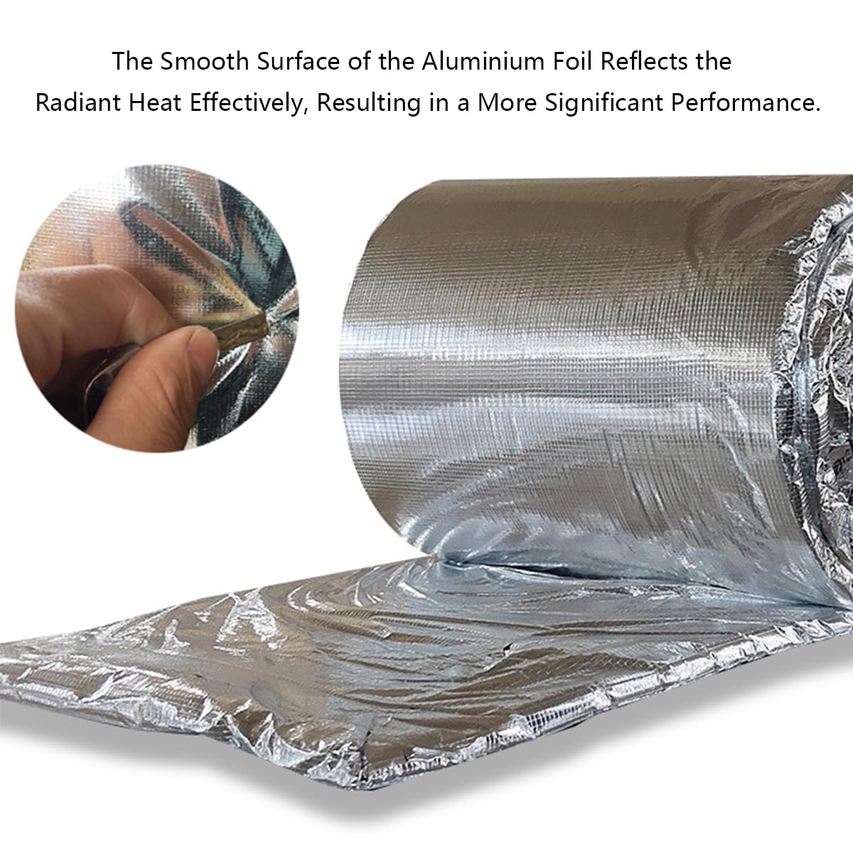 Manta Fibra Ceramica 2400F Resistente a Altas Temperaturas,Manta Aislante De Fibra Ceramica para Horno De Forja Estufa De Leña Horno De Chimenea(Size:10mm（15m*61cm）)