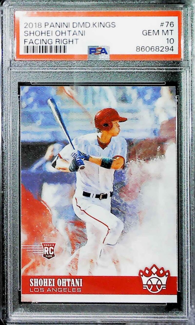2018 Donruss Diamond Kings #76 Shohei Ohtani Facing Right RC Rookie PSA 10 GEM MINT Serial Number May Vary
