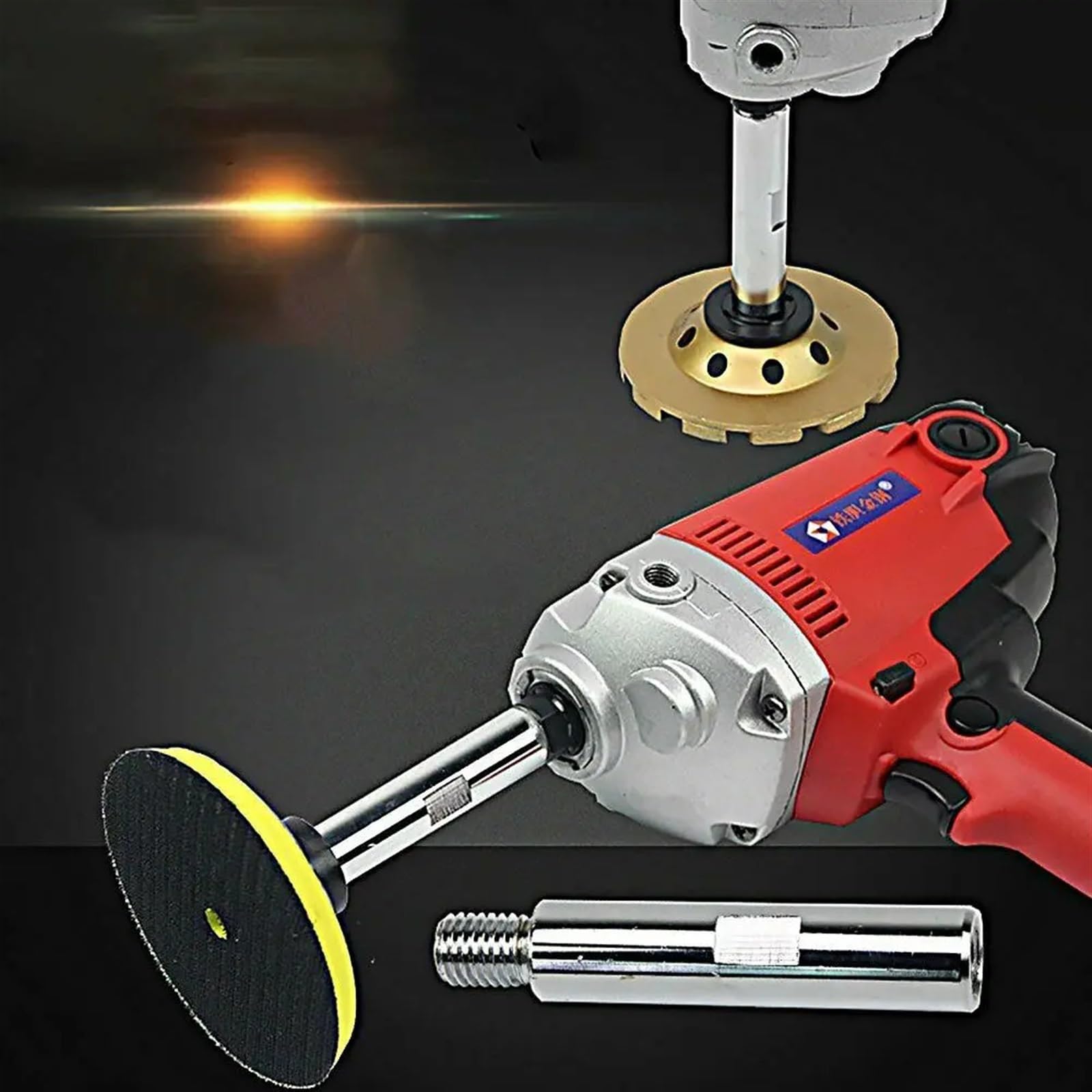 Szlifierka kątowa polerka pręt przedłużający 75/100/140mm M14 adapter gwintowy pręt przedłużający polerowanie akcesoria do szlifowania 3 szt.