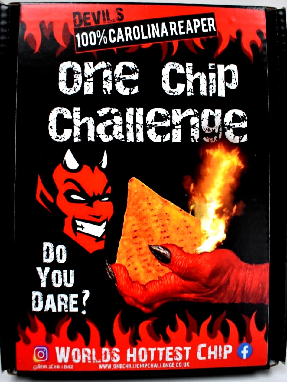 Buy DEVILS 1x One Chip Challenge hottest chip in the UK Carolina