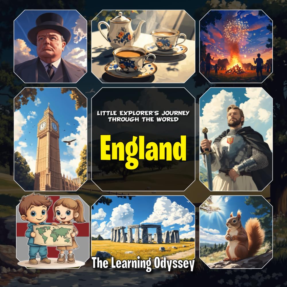 Little Explorer's Journey Through the World - England: Fun Facts for Kids About England – Explore History, Nature, Food, Culture, and Much More!
