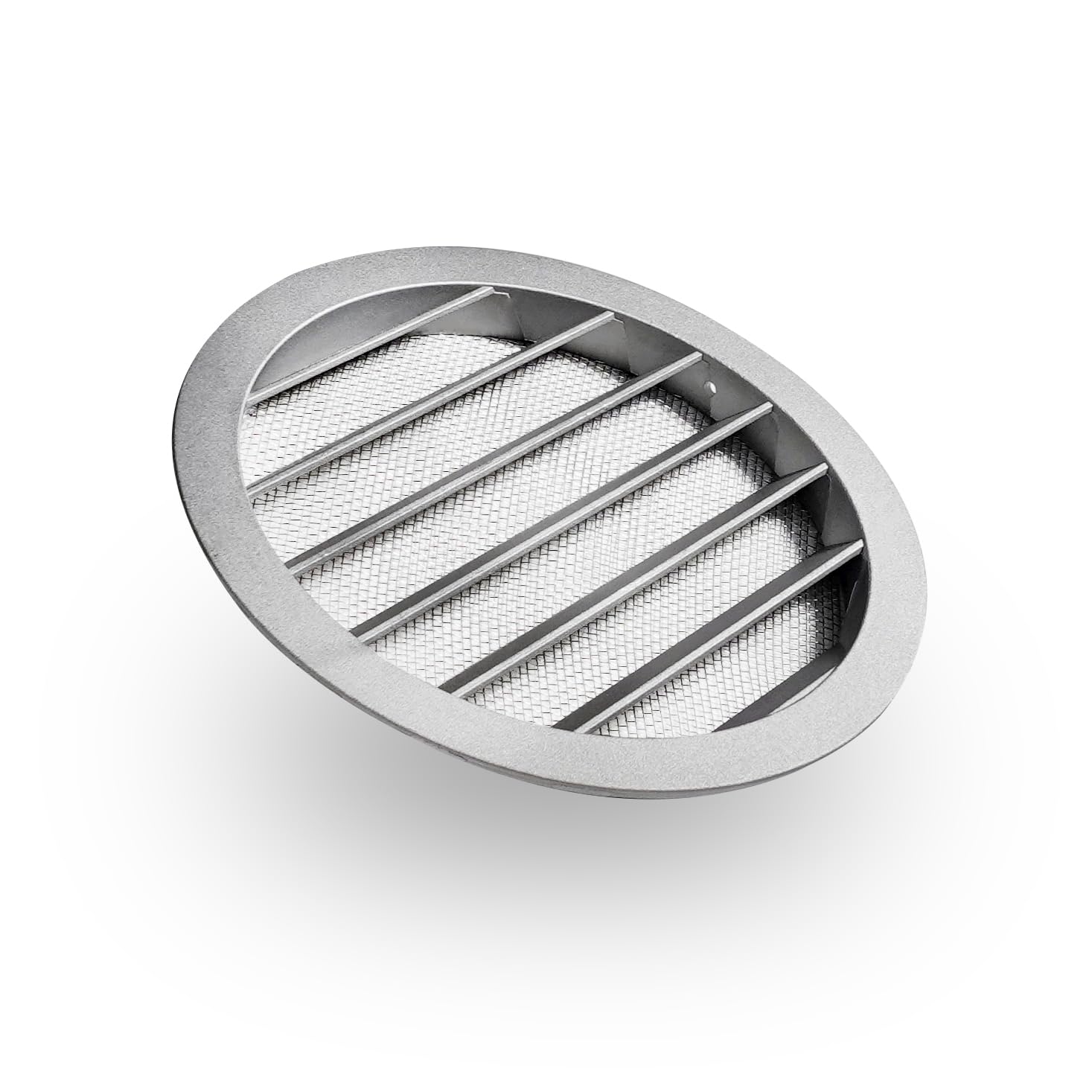SYSTERM Aluminium Lüftungsgitter Abluftgitter Rund Gitter mit Insektennetz. Alugitter (Ø 315)