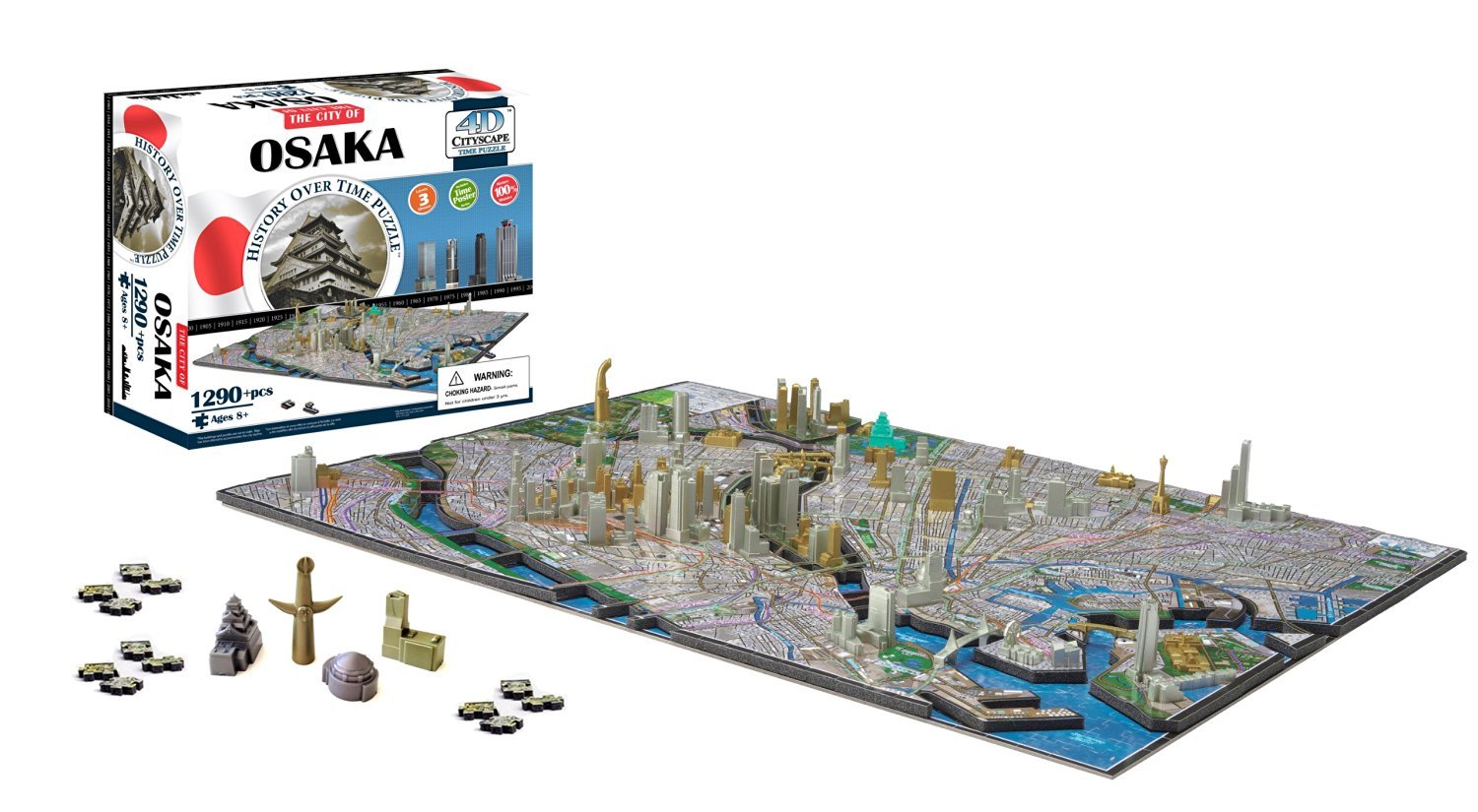 Amazon.co.jp: 4D Cityscape Osaka Japan Puzzle [並行輸入品] : おもちゃ